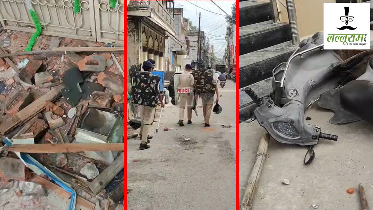Bilaspur Violence Update : न्यायधानी में रातभर मचे बवाल के बाद धारा 144 लागू, देखें घटना स्थल की तस्वीरें