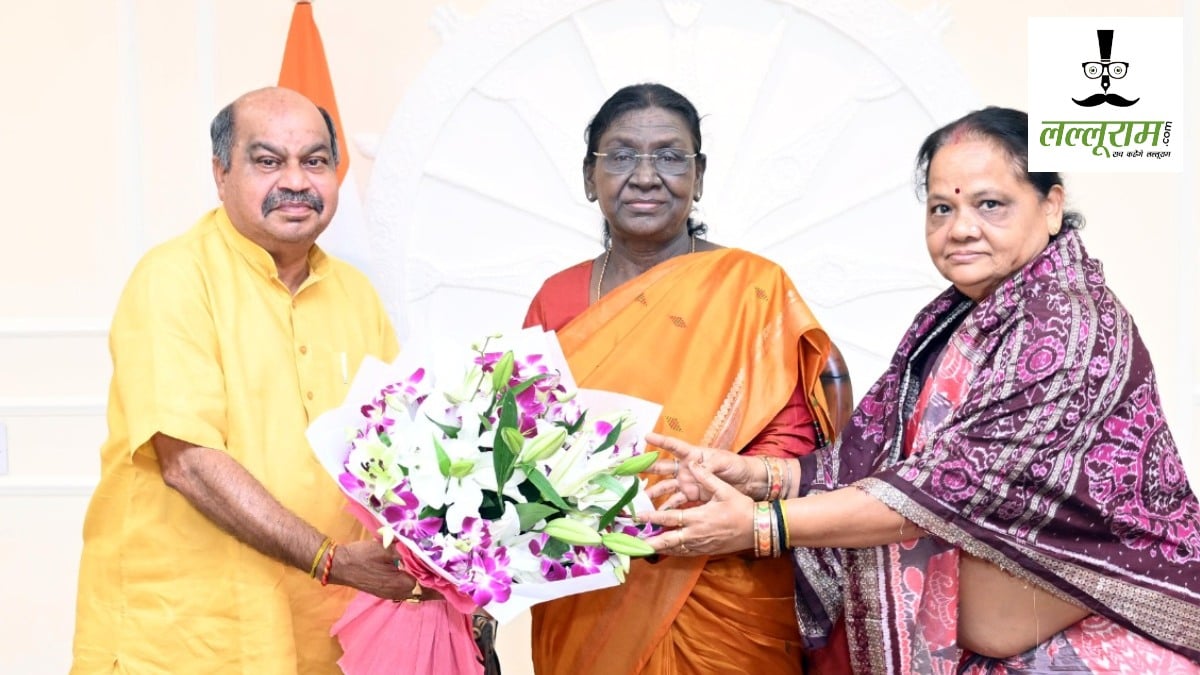 राष्ट्रपति मुर्मू से मिले विधायक पुरंदर, नुआखाई पर्व में शामिल होने का दिया निमंत्रण