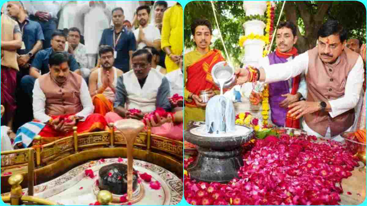 CM डॉ. मोहन ने अंगारेश्वर महादेव का किया पूजन, स्वामी निजानंद महाराज की पुण्यतिथि पर सच्चिदानंद महाराज के आश्रम में अर्पित की पुष्पांजलि