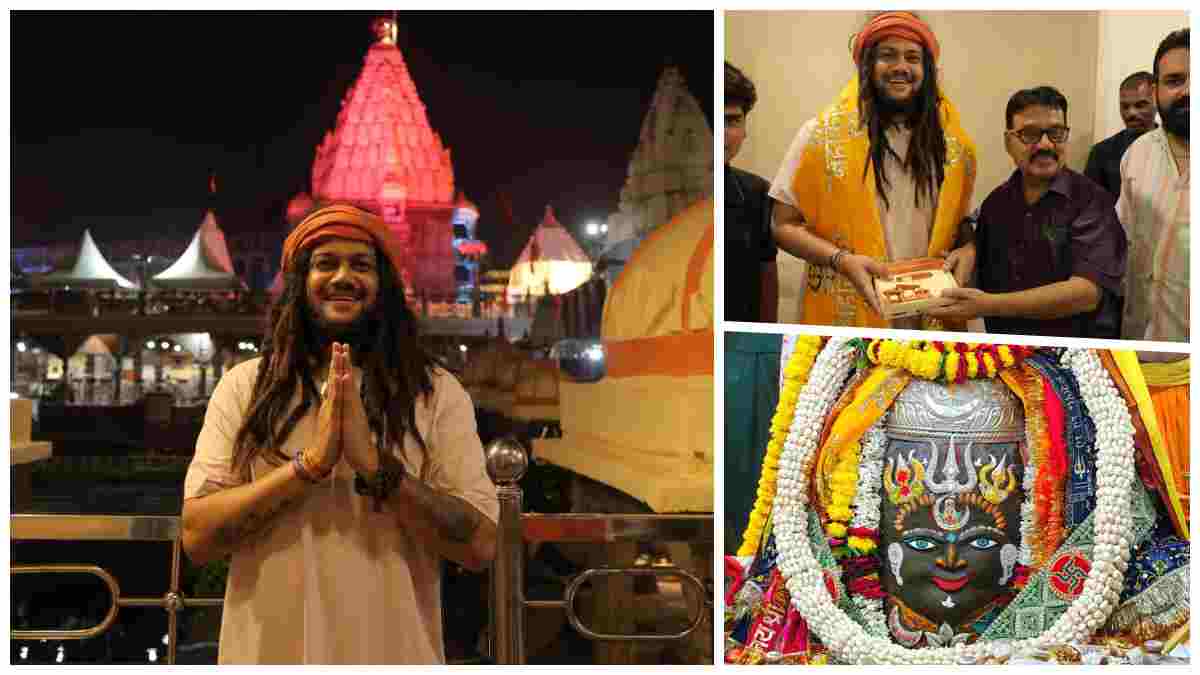 उज्जैन पहुंचे प्रसिद्ध गायक हंसराज रघुवंशी: बाबा महाकाल की भस्म आरती में हुए शामिल, मंदिर प्रबंध समिति ने किया स्वागत-सत्कार