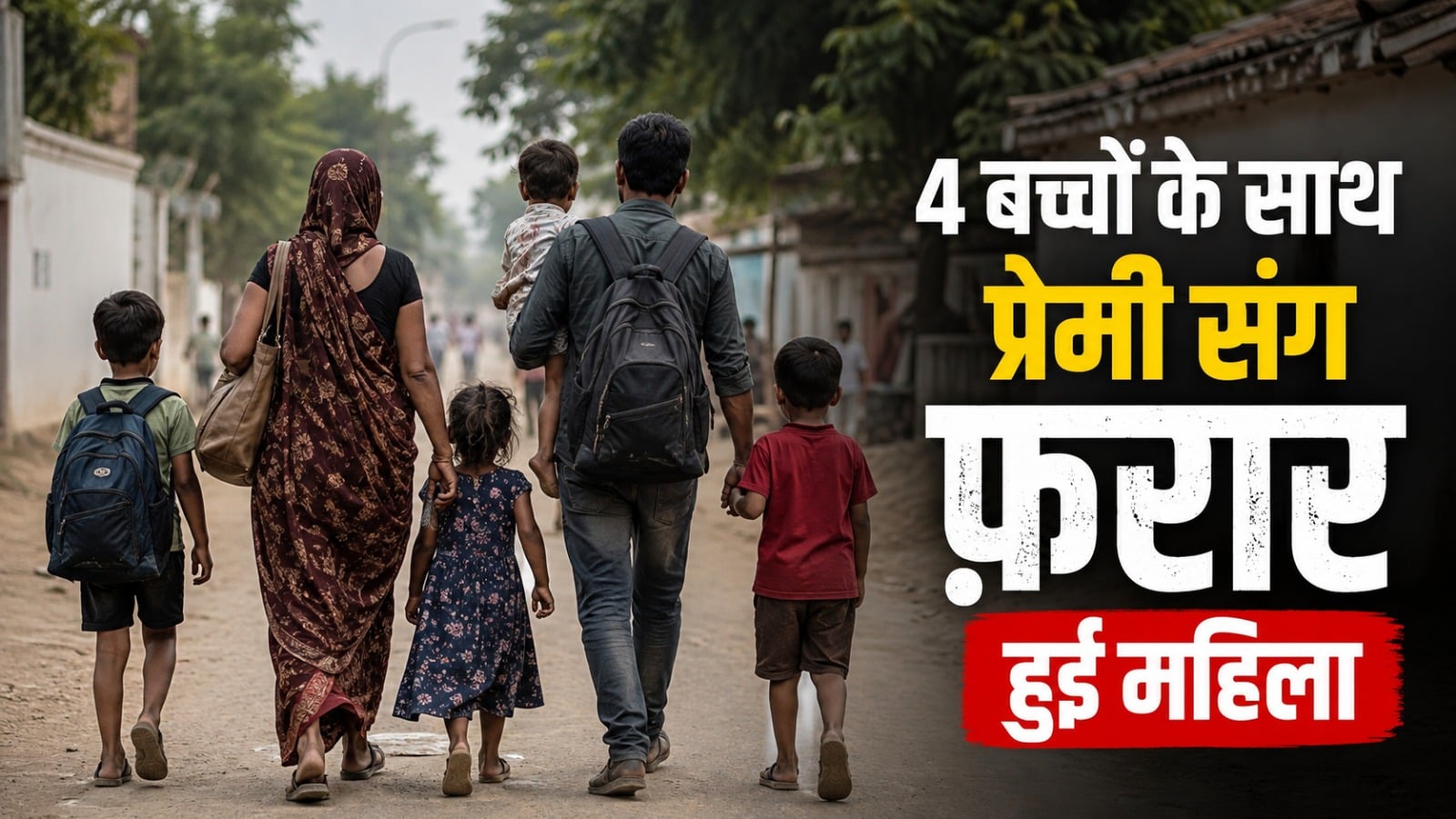 4 बच्चों के साथ प्रेमी संग फरार हुई महिला, 6 साल की बच्ची को बेड टच किया तो महिला बोली कोई बात नहीं .. अंकल है