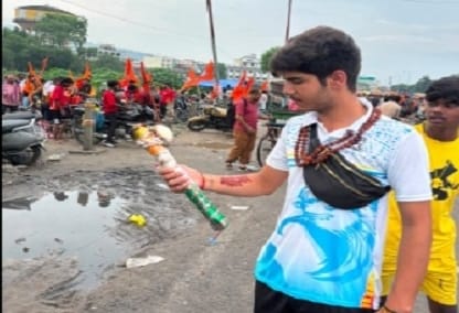 कांवड़ यात्रा से लौट रहे 12वीं के छात्र की दर्दनाक मौत, शामली के पास ट्रक ने बाइक को मारी टक्कर
