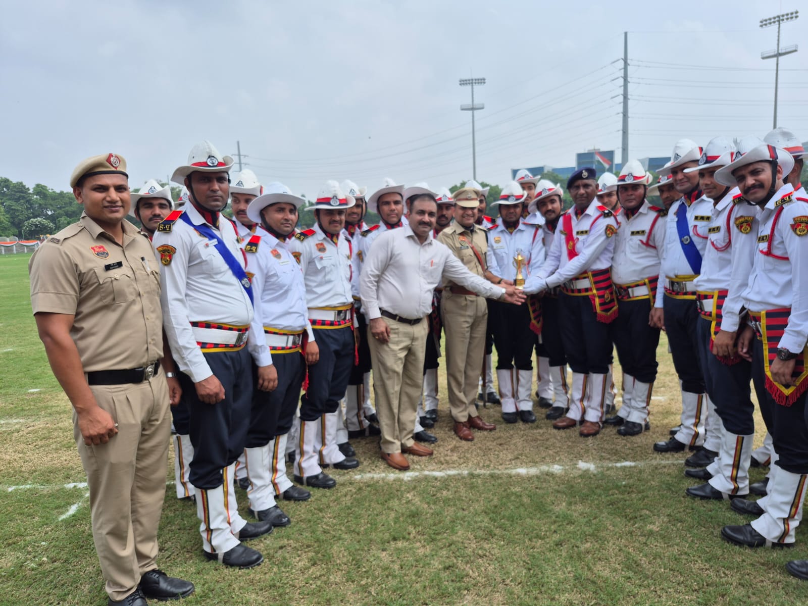 स्वतंत्रता दिवस परेड में गुरुग्राम ट्रैफिक पुलिस का जलवा, प्रथम स्थान पर कब्जा