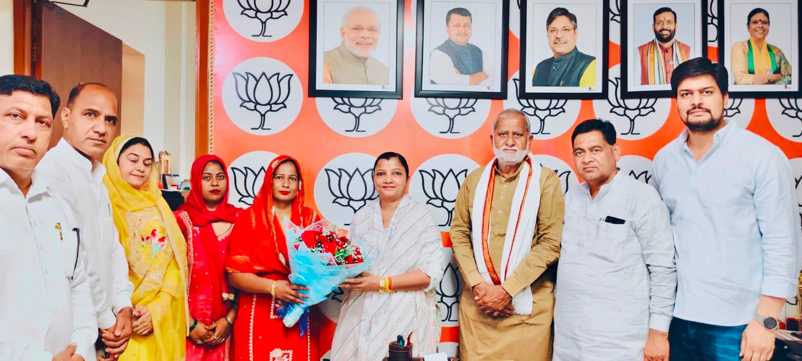 कलायत की नई चेयरपर्सन सुमित्रा कोलेखां ने थामा भाजपा का हाथ, जिलाध्यक्ष ज्योति सैनी से की खास मुलाकात