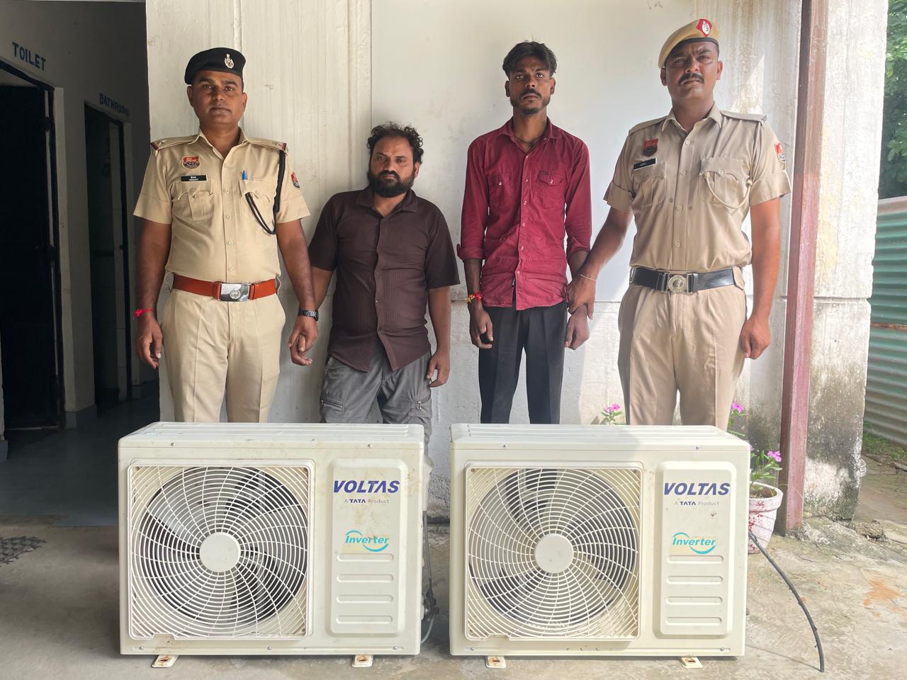 गुरुग्राम में निर्माणाधीन साइट पर चोरी, AC की 2 आउटडोर यूनिट ले उड़े चोर; पुलिस ने दो आरोपियों को दबोचा