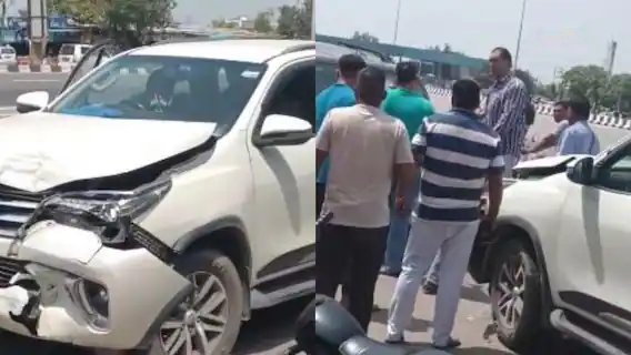 पानीपत टोल प्लाजा के पास द ग्रेट खली की फॉर्च्यूनर हादसे का शिकार, बाल-बाल बचे WWE रेसलर