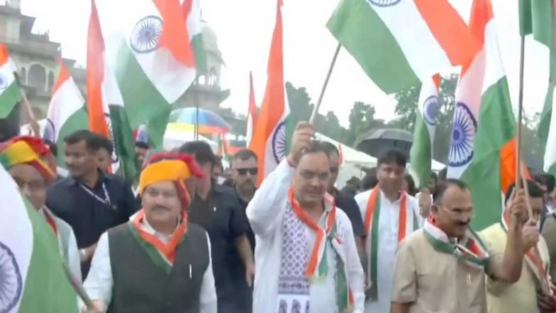 Jaipur Tiranga Rally: अल्बर्ट हॉल से बड़ी चौपड़ तक गूंजा तिरंगा, जेपी नड्डा और CM भजनलाल ने किया नेतृत्व