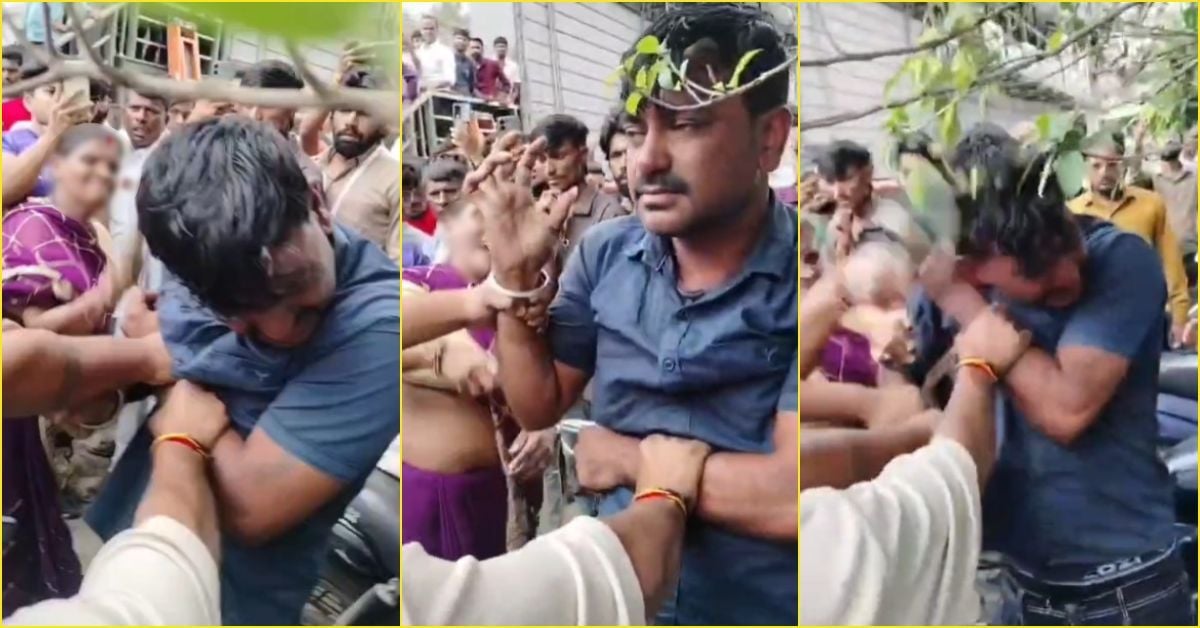 घर में घुसकर युवती से छेड़छाड़! नशे में धुत गार्ड को महिलाओं ने चप्पलों से धुना, VIDEO VIRAL