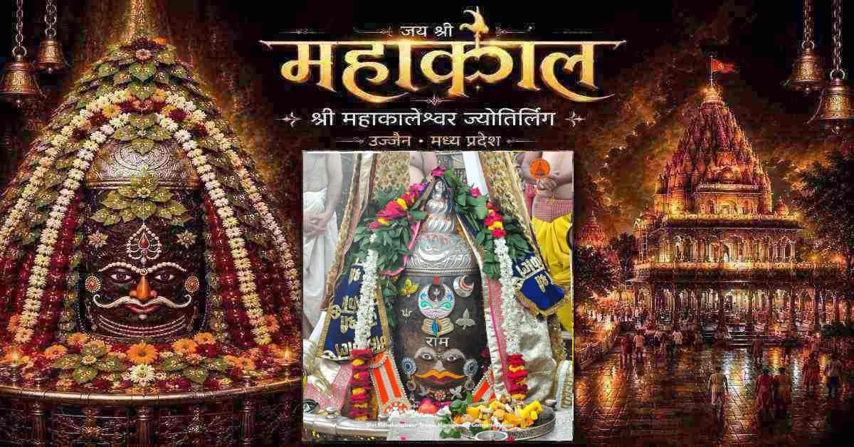 21 अगस्त महाकाल भस्म आरती: मस्तक पर त्रिपुंड-त्रिनेत्र और राम का नाम, नवमी पर ऐसे हुआ बाबा महाकाल का श्रृंगार