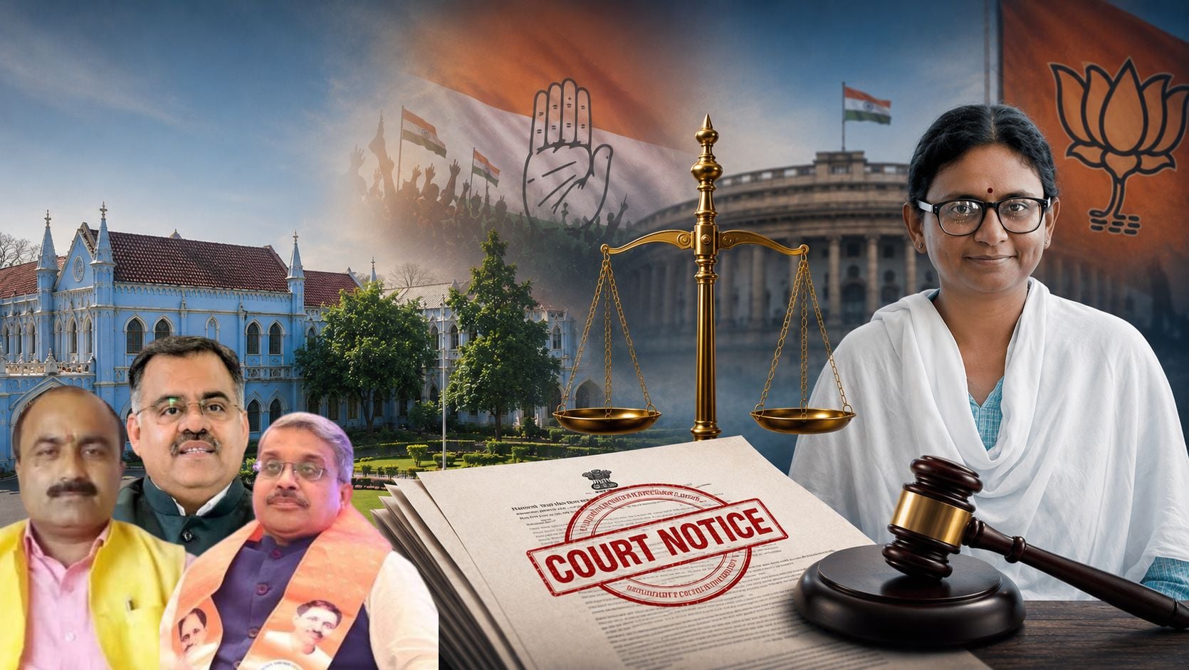 मीनाक्षी नटराजन की याचिका पर HC में सुनवाई: BJP नेताओं और चुनाव आयोग को नोटिस, खतरे में निर्वाचित सांसदों की कुर्सी?