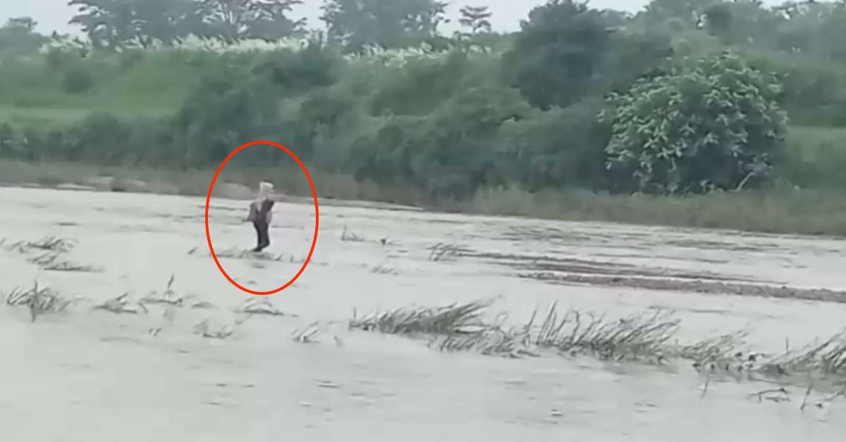 उफनती नदी में मासूमों की जान का जोखिम! मंत्री की घोषणा के 3 साल बाद भी नहीं बना पुल