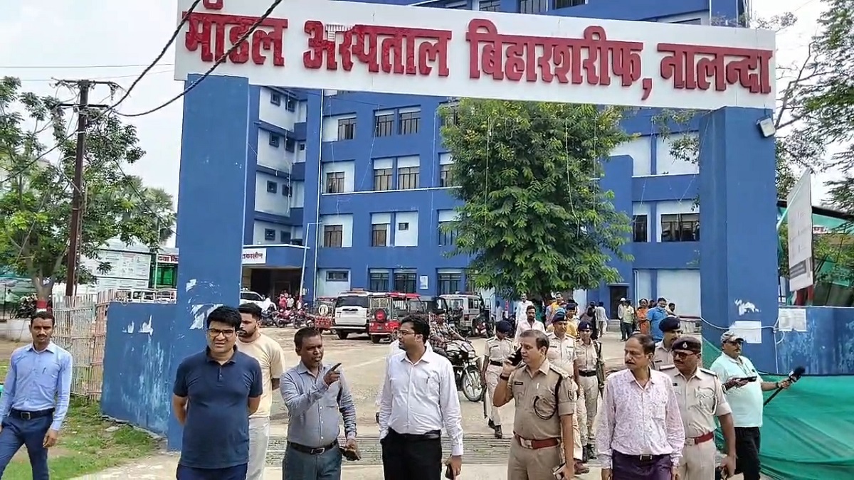 नालंदा: बच्चे की मौत के बाद अस्पताल में जमकर हंगामा, डॉक्टरों को जान से मारने के लिए दौड़ाया