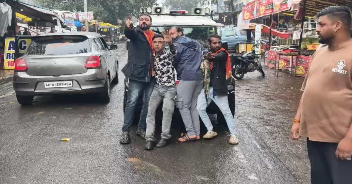 पचमढ़ी गैंगरेप मामले में सीन रिक्रिएशन: टैक्सी संघ ने किया विरोध, बजरंग दल की पुलिस से धक्का-मुक्की