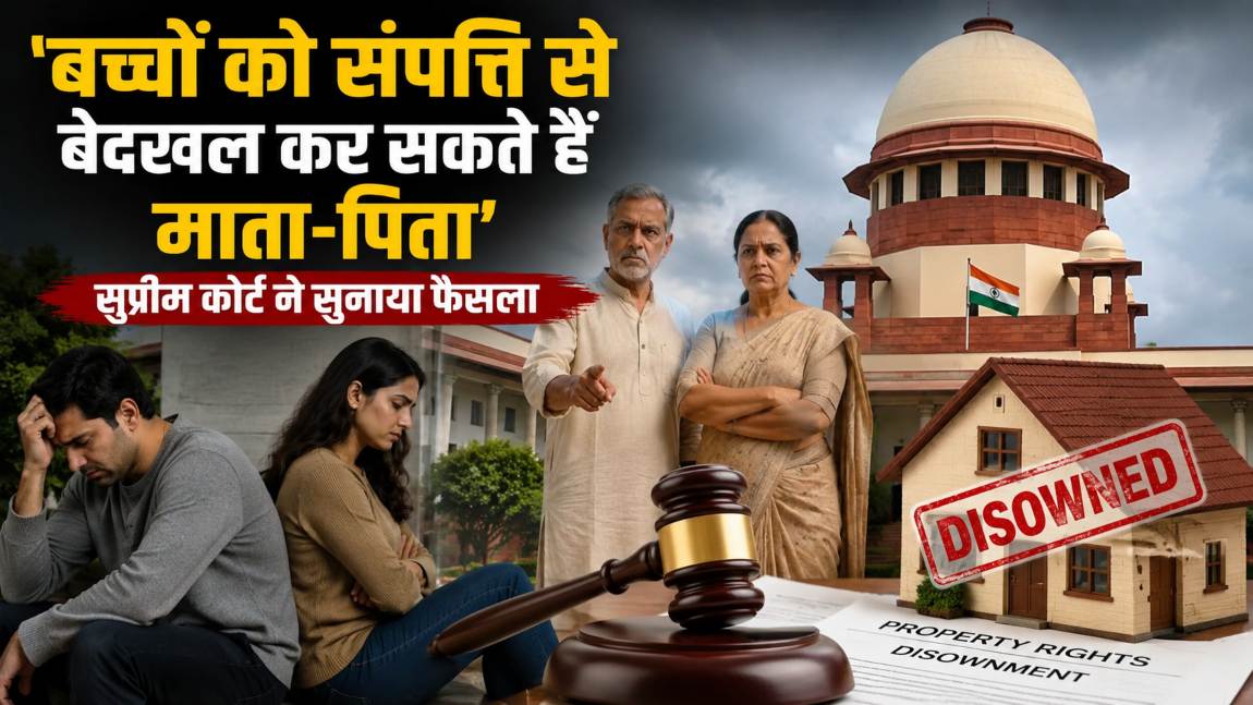 सुप्रीम कोर्ट का आदेश- बच्चों को संपत्ति से बेदखल कर सकते हैं माता-पिता; कहा- हर व्यक्ति को जीवनभर गरिमा के साथ जीने का अधिकार