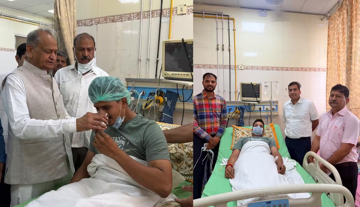 पानी पिया लेकिन अनशन खत्म नहीं! जयपुर में छात्र नेता शुभम रेवाड़ की जिद पर टिकी सरकार की नजरें