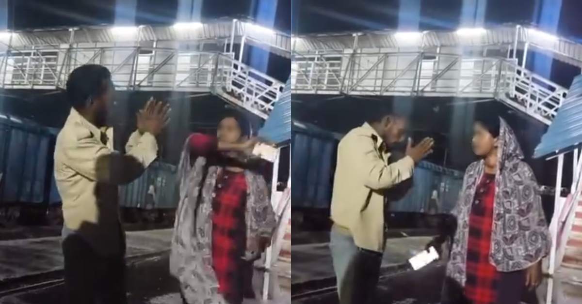 ‘मुझे छोड़ दो मम्मी…!’ रेलवे स्टेशन पर मनचले ने की छेड़छाड़ तो महिला बनी ‘झांसी की रानी’; पीट-पीटकर सिखाया सबक; VIDEO VIRAL