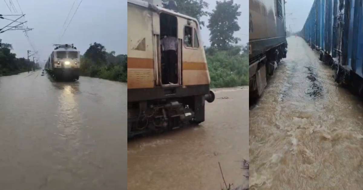 चित्रकूट में बारिश का तांडव! पटरियां गायब, जान हथेली पर रखकर दौड़ रहीं ट्रेनें; देखिए खौफनाक मंजर