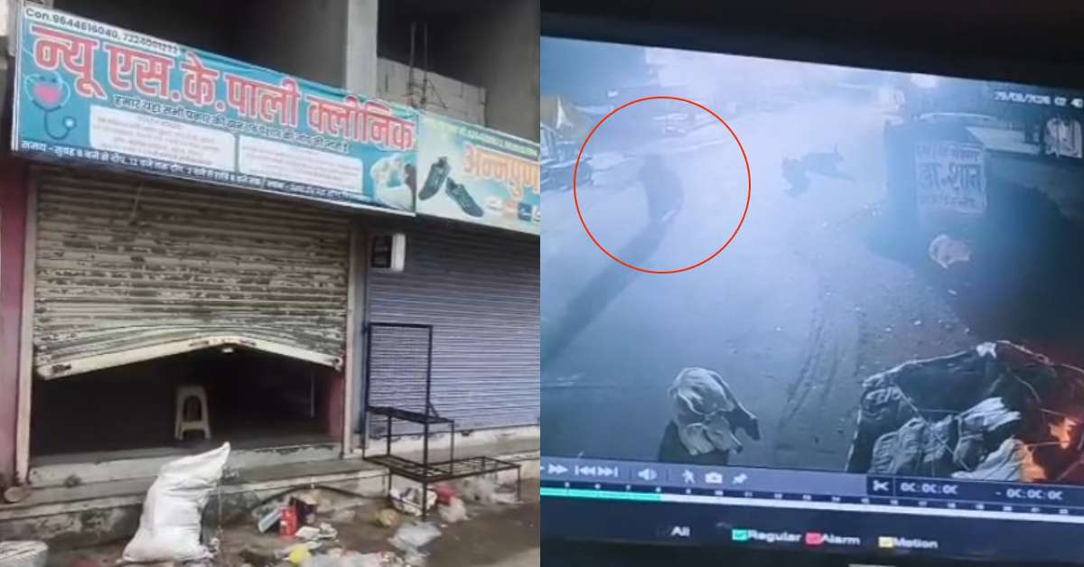 एक ही रात 8 दुकानों के टूटे ताले: सतवास के पीपलकोटा में चोरों का तांडव; CCTV में कैद संदिग्ध