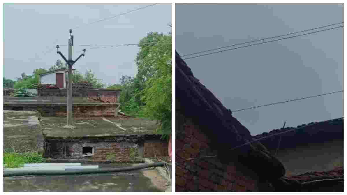 MP अजब है, और यहां जुगाड़ू भी गजब है… घर की छत के बीचों-बीच गाड़ दिया बिजली का पोल, सिर के ऊपर दौड़ रही 11KV लाइन, VIDEO वायरल 