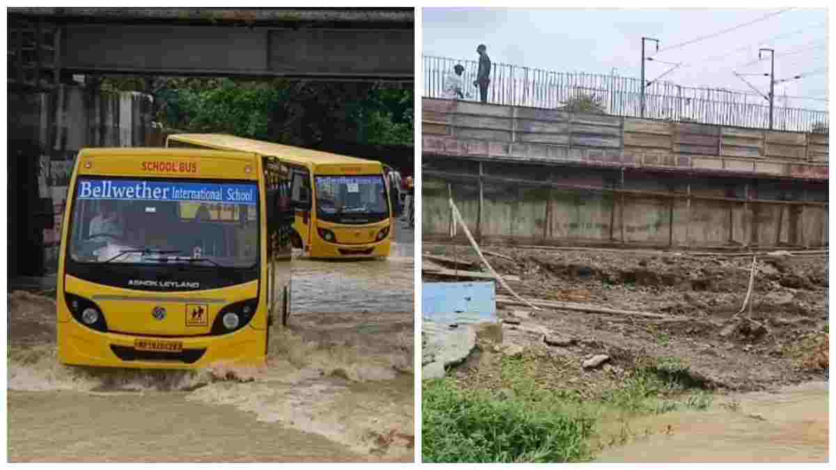 Shahdol News: पोंडा नाला एक बार फिर जलमग्न, स्कूली बसें पानी से गुजरने को मजबूर; अब रेलवे बनाएगा ब्रिज  