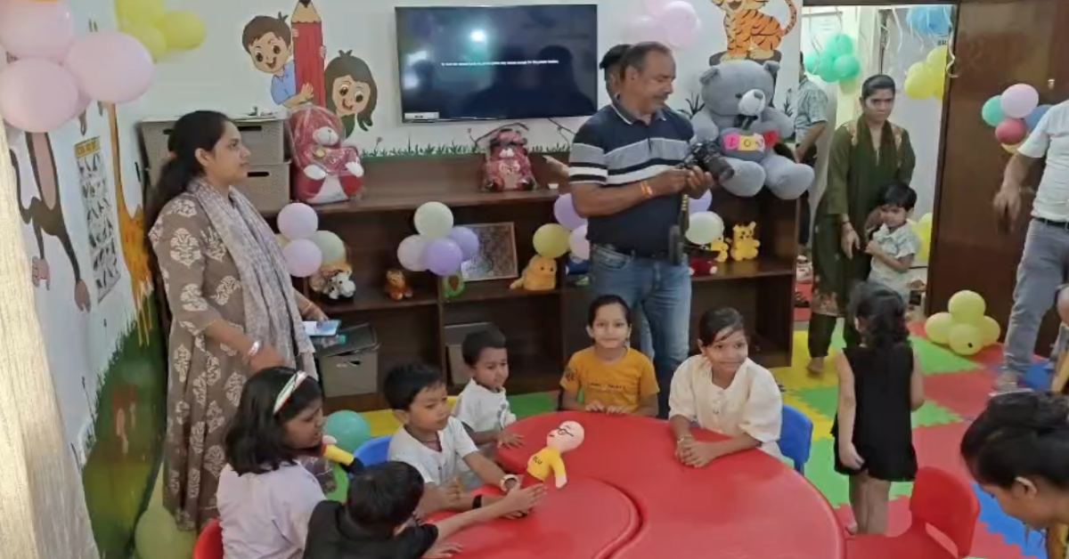 ड्यूटी के साथ बच्चों की चिंता भी खत्म! शिवपुरी SP का नवाचार, पुलिस कंट्रोल रूम में शुरू हुआ ‘झूला घर’