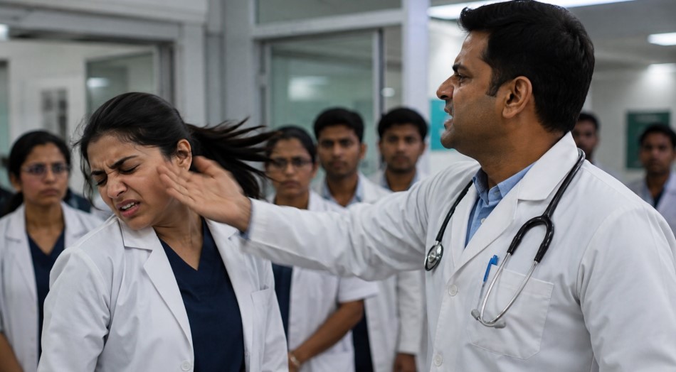 राजकोट सिविल अस्पताल विवाद: सीनियर डॉक्टर ने महिला रेजिडेंट को मारा थप्पड़