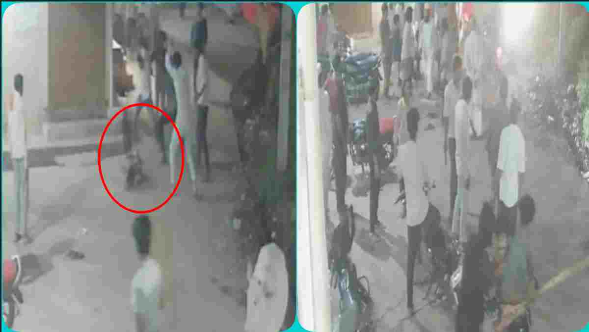 बीच सड़क गुंडई: हैवानों की तरह युवक को लाठियों से पीटा, अस्पताल में भर्ती