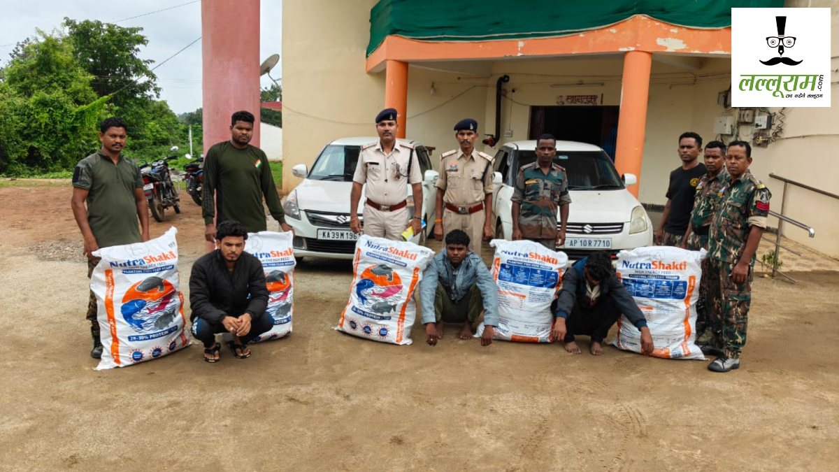अंतर्राज्यीय गांजा तस्करी पर प्रहार : ओडिशा से दो कार में भरकर ला रहे थे 62 लाख का सूखा नशा, 3 गिरफ्तार