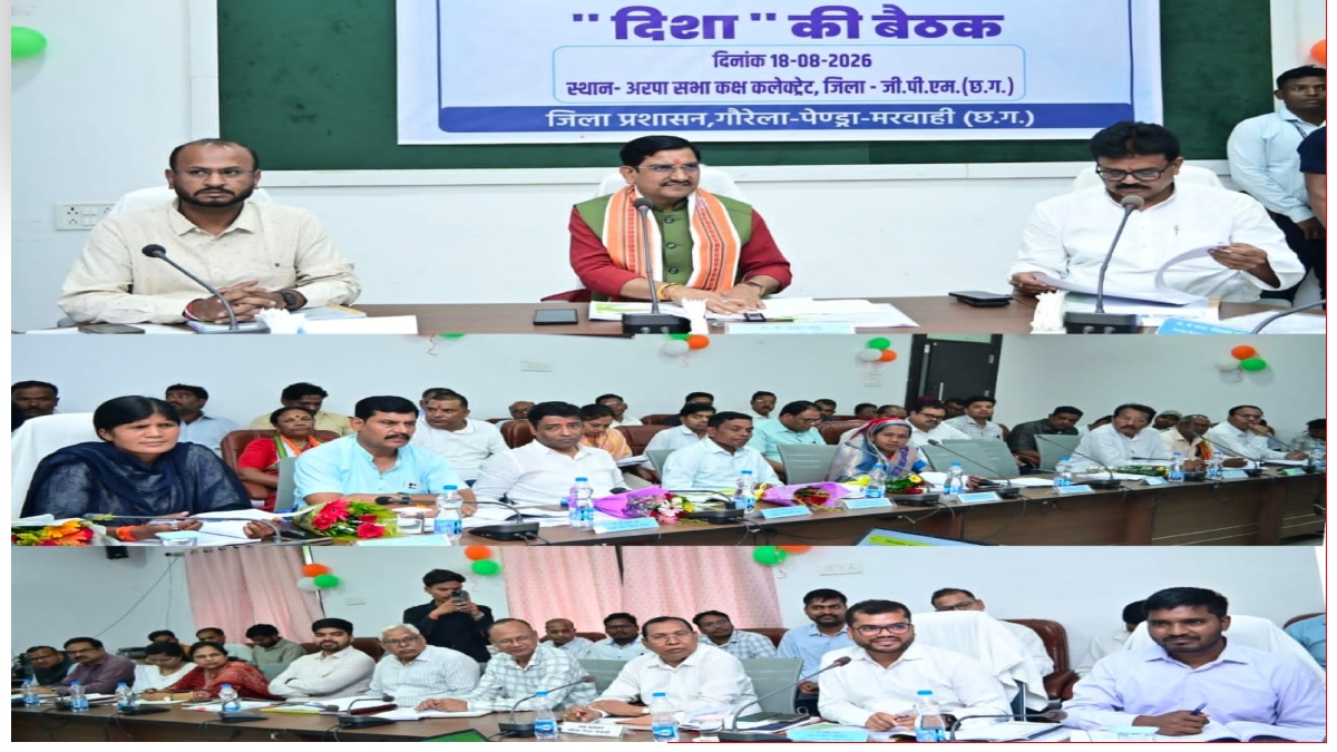 दिशा समिति की बैठक: मंत्री तोखन साहू ने दिए लंबित राजस्व प्रकरणों के शत-प्रतिशत निराकरण के निर्देश