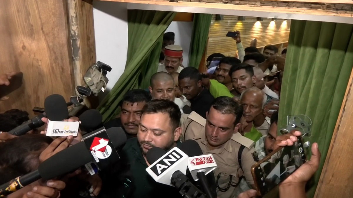 तेजस्वी को सचिवालय थाने लेकर पहुंची पुलिस, IG जितेंद्र राणा बोले- राजद का राजभवन मार्च समाप्त