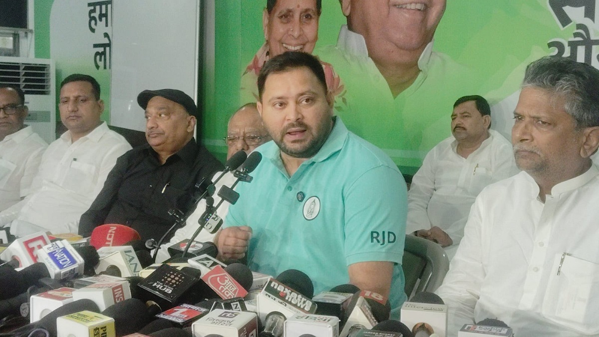 राजभवन मार्च से पहले तेजस्वी की हुंकार, सम्राट सरकार को कटघरे में खड़ा किया