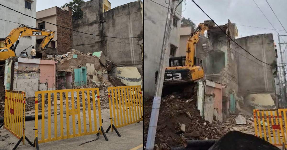 महाकाल सवारी मार्ग से जर्जर-गिराऊ भवन को हटाया, श्रद्धालुओं की सुरक्षा को लेकर निगम की सतर्कता