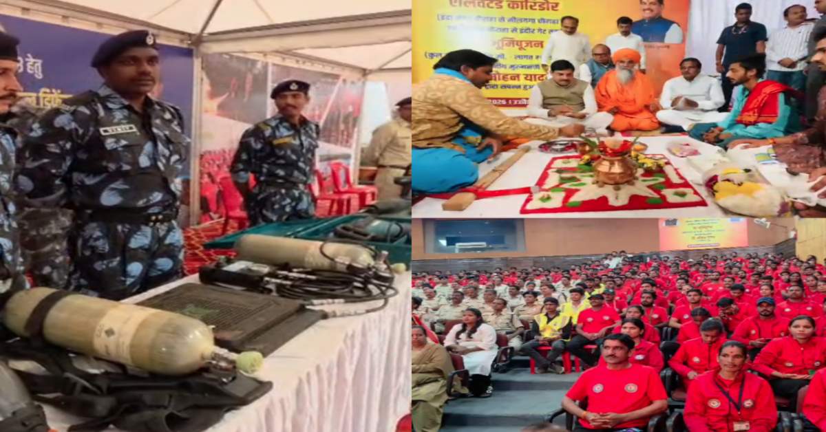 एलिवेटेड ब्रिज का भूमिपूजन, सीएम डॉ मोहन बोले- भव्य-दिव्य, अलौकिक और आपदा मुक्त सिंहस्थ के लिए तैयार हो रहा उज्जैन