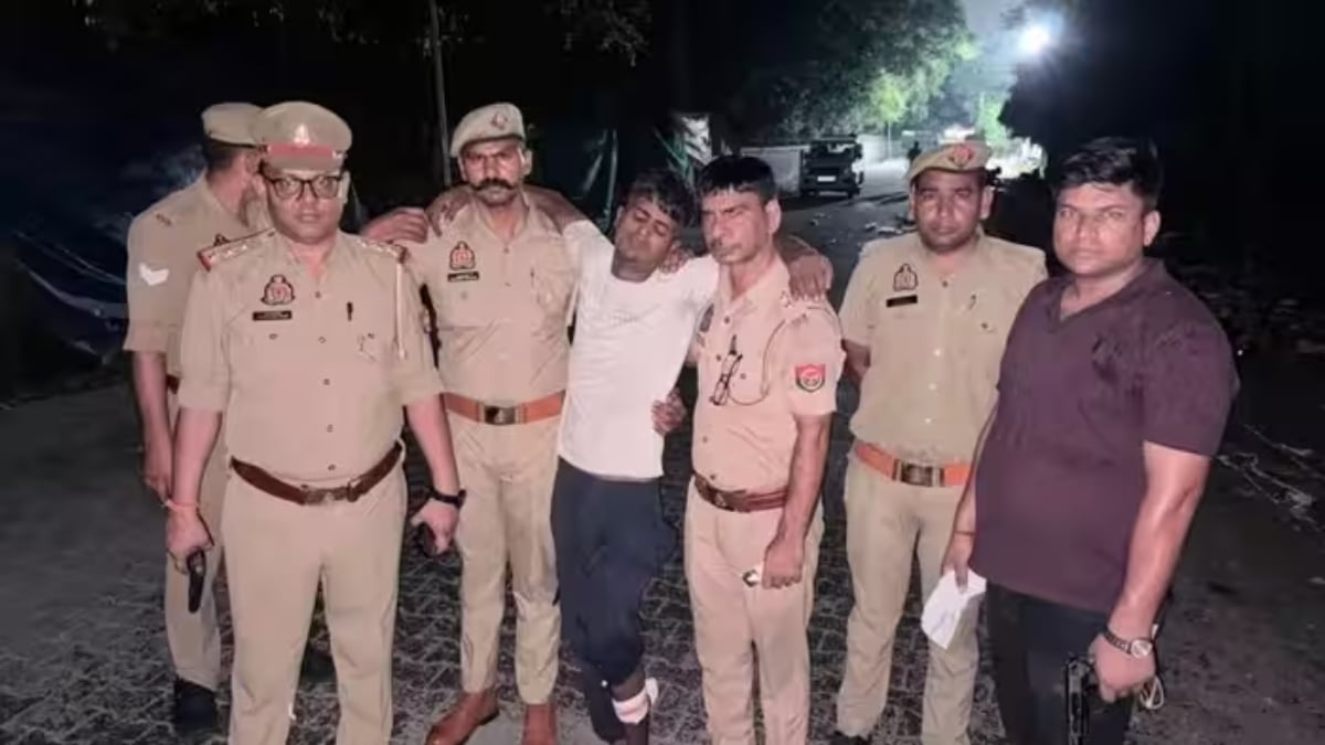 20 रुपये के लिए दोस्त की ले ली जान, पुलिस मुठभेड़ में आरोपी के पैर में लगी गोली