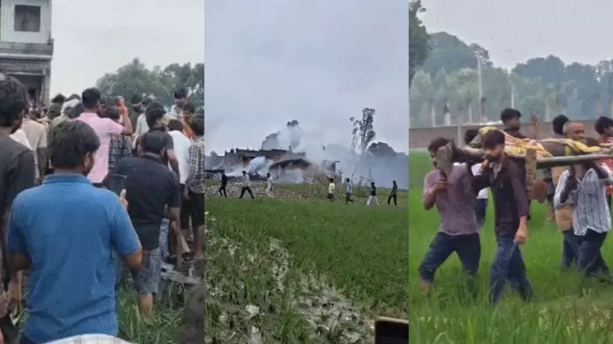 प्रयागराज में पटाखा फैक्ट्री में भीषण धमाका, 5 की मौत; 15 लोग मलबे में फंसे, कई मकान जमींदोज