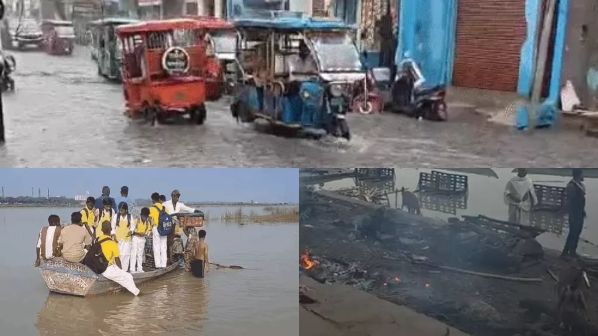 यूपी में फिर एक्टिव हुआ मानसून, 75 जिलों में बारिश का अलर्ट; 16 जिलों में बाढ़ का कहर, घरों में घुसा गंगा-यमुना का पानी