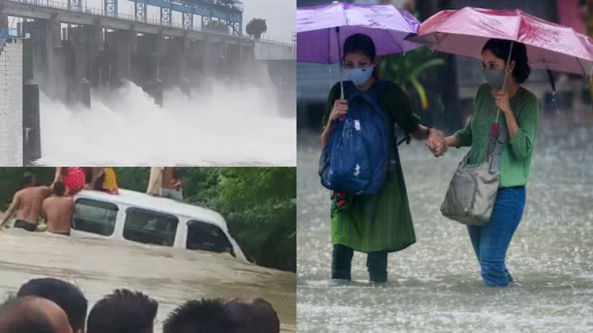 बाढ़ से बेहाल यूपीः 16 जिले डूबे, 47 में बारिश का अलर्ट; नदी में बहे मां-बेटे