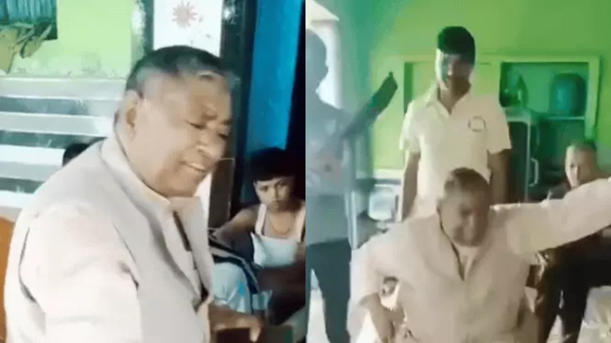 BJP विधायक गांव वालों पर भड़के; बोले- आंखें क्यों निकाल रहा है… VIDEO वायरल