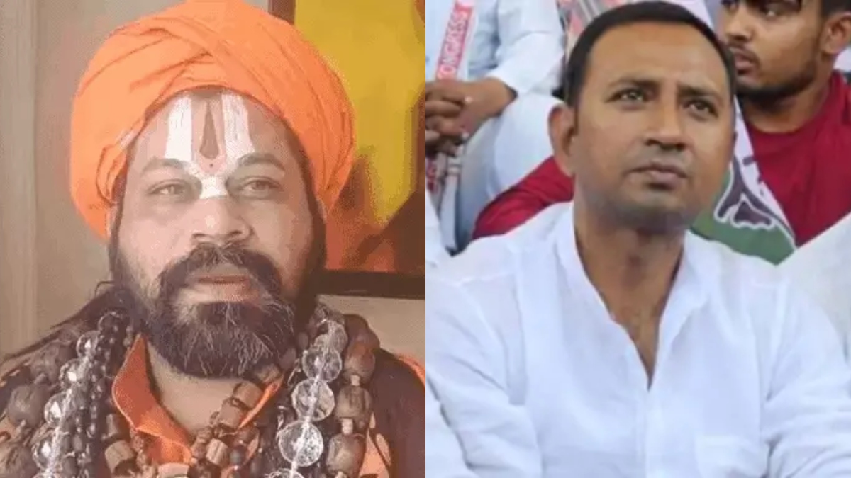 मछली भोज पर डिबेट में बवाल, महंत राजू दास ने कांग्रेस प्रवक्ता लाइव डिबेट में दी गाली