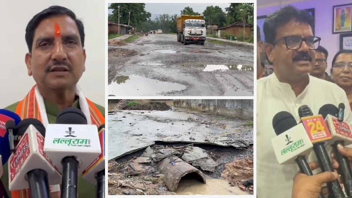 बिलासपुर-जबलपुर NH के निर्माण में देरी और खराब गुणवत्ता पर घमासान: मंत्री तोखन साहू बोले- मानकों पर खरा नहीं उतरा तो ब्लैकलिस्ट होगा ठेकेदार, विधायक श्रीवास्तव ने उग्र आंदोलन की दी चेतावनी