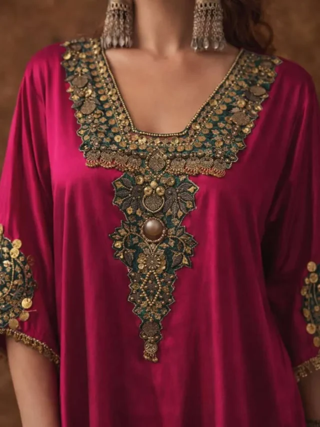 सिंपल सूट को दे स्टाइलिश लुक, राखी पर ट्राई करे ये  Trendy Gota Patti Neck Designs…