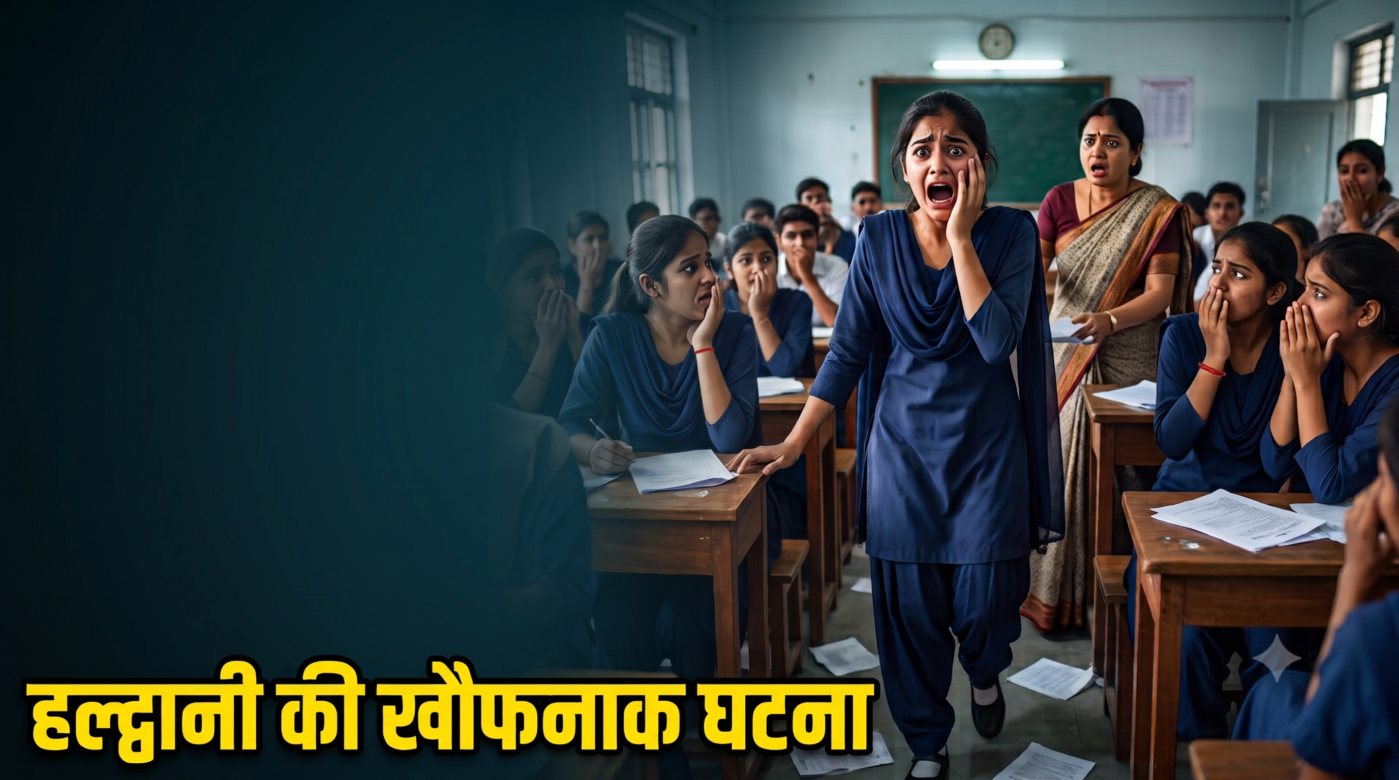 खौफ का साया या कुछ और? हल्द्वानी के स्कूल में परीक्षा देते-देते चीखने लगीं छात्राएं, मची भारी अफरातफरी!