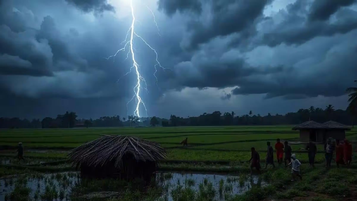 खेत से लौटते समय आए आकाशीय बिजली की चपेट में, एक महिला की मौत, एक घायल…