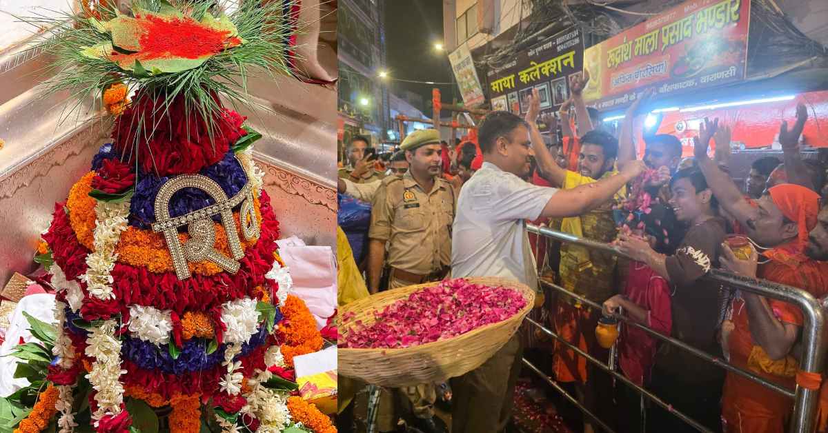श्रावण के पहले सोमवार शिवमय हुआ UP, काशी विश्वनाथ धाम में पुष्पवर्षा से हुआ श्रद्धालुओं का स्वागत