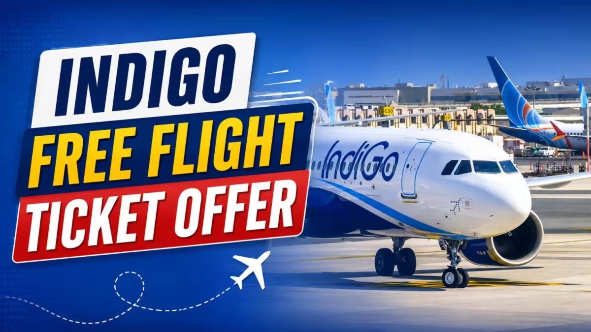 IndiGo Free Flight Offer : 20,000 यात्रियों को फ्री फ्लाइट सफर का मौका, जानिए कैसे मिलेगा टिकट