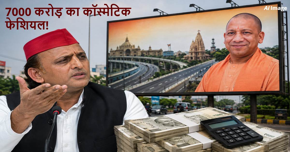 ‘7000 करोड़ का कॉस्मेटिक फेशियल’! योगी सरकार के विज्ञापन खर्च पर अखिलेश यादव का तंज