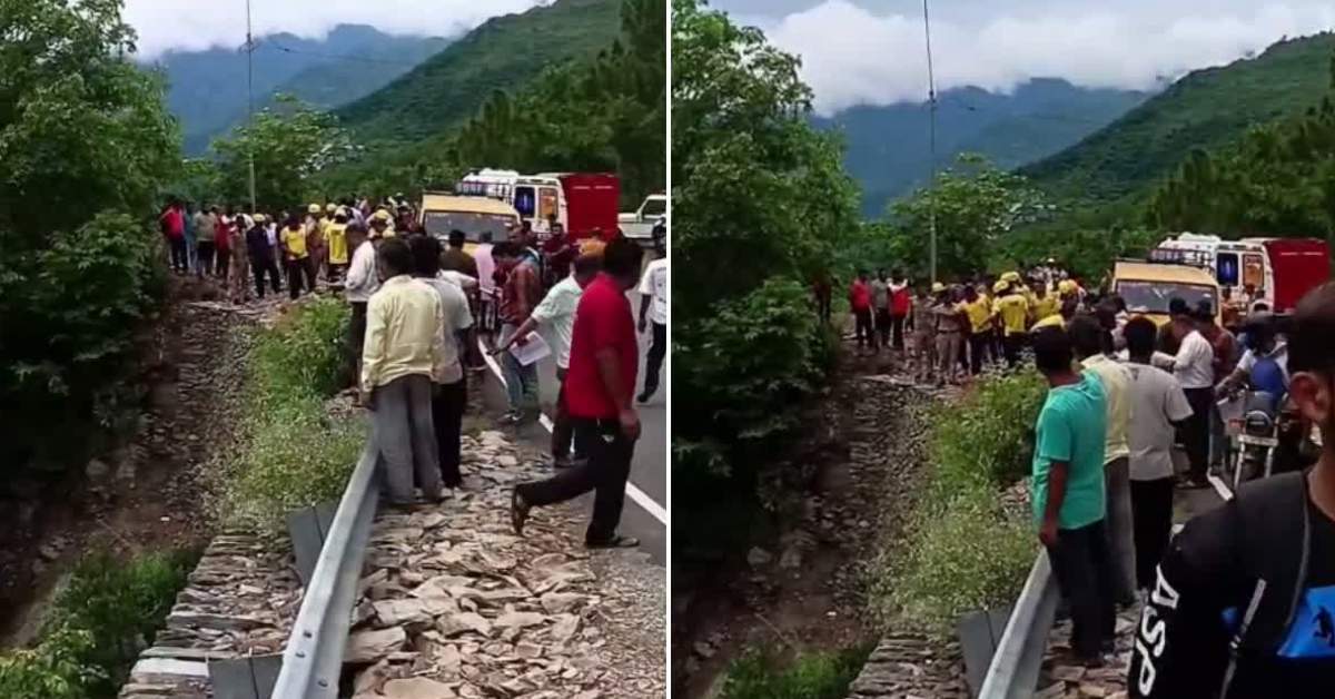देवप्रयाग-पौड़ी मार्ग पर बड़ा हादसा, खाई में गिरी कार, 5 की मौत, एक गंभीर रूप से घायल