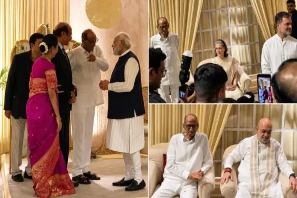 PM मोदी पहुंचे सुप्रिया सुले की बेटी के वेडिंग रिसेप्शन में, अमित शाह और राहुल गांधी एक साथ नजर आए