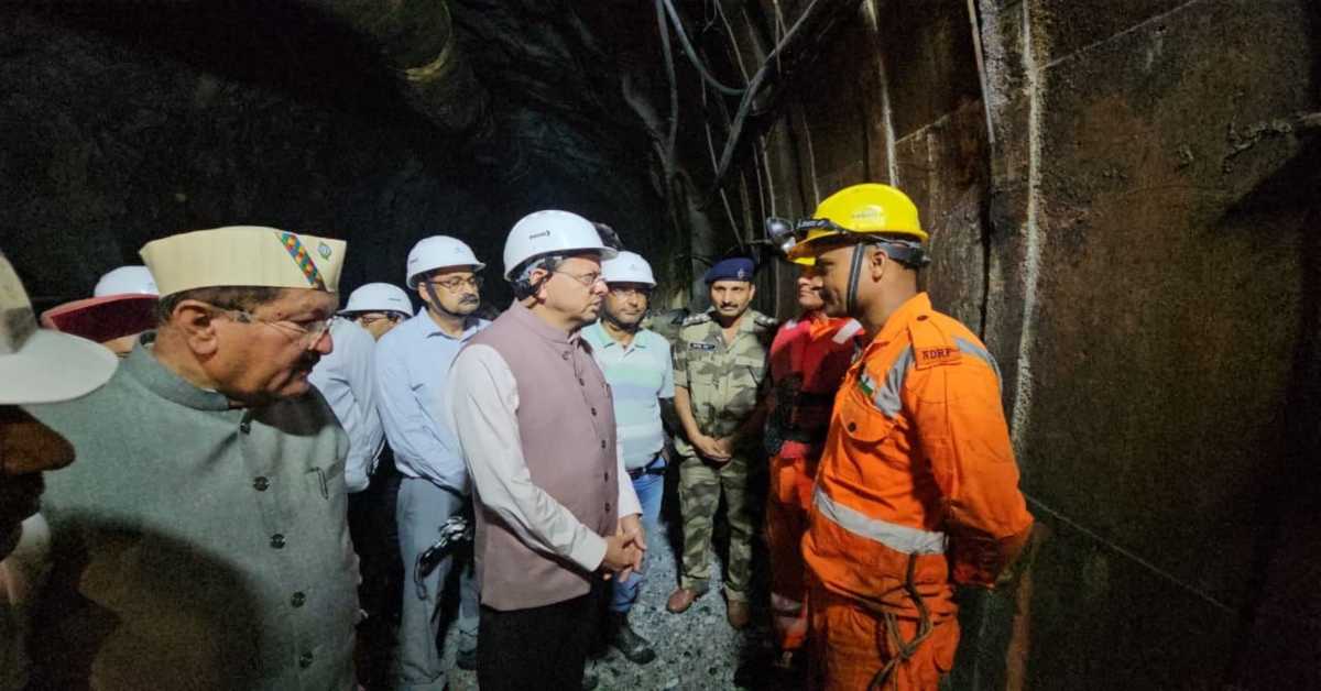 मलबे में फंसी जिंदगीः THDC टनल हादसे के बाद घटनास्थलपर पहुंचे CM धामी, 22 लोगों में से अब तक 19 लोगों को निकाला जा चुका है बाहर