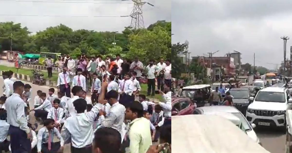 ‘सर पढ़ाइए… शिक्षक भेजिए…’ टीचर्स की कमी, तख्तियां लेकर सड़क पर उतरे छात्र